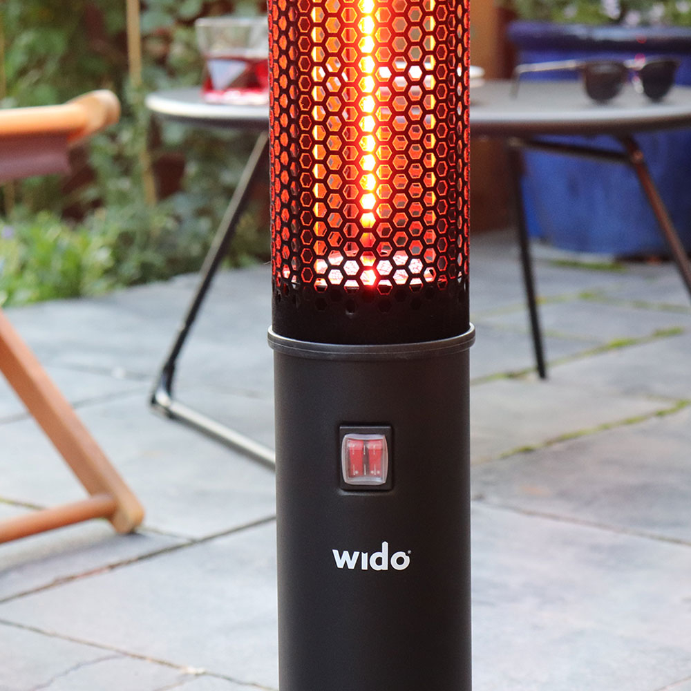 Electric Patio Heater With Bluetooth Speaker Led Light intended for sizing 1000 X 1000