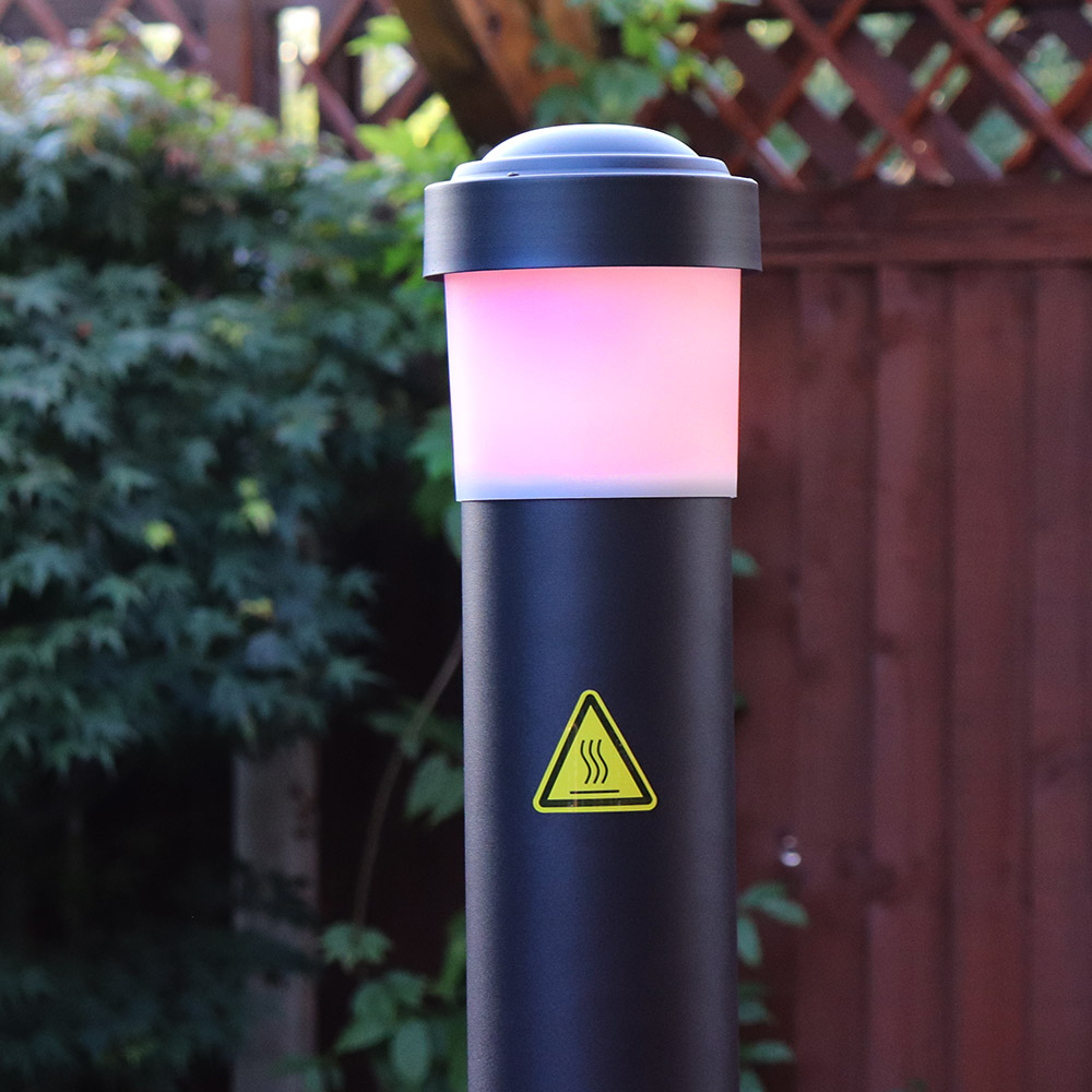 Electric Patio Heater With Bluetooth Speaker Led Light with proportions 1000 X 1000