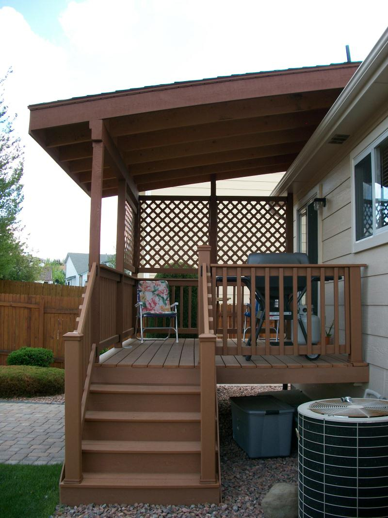 Elevated Patio Backyard Covered Deck Cover Ideas Homesfeed regarding sizing 800 X 1066