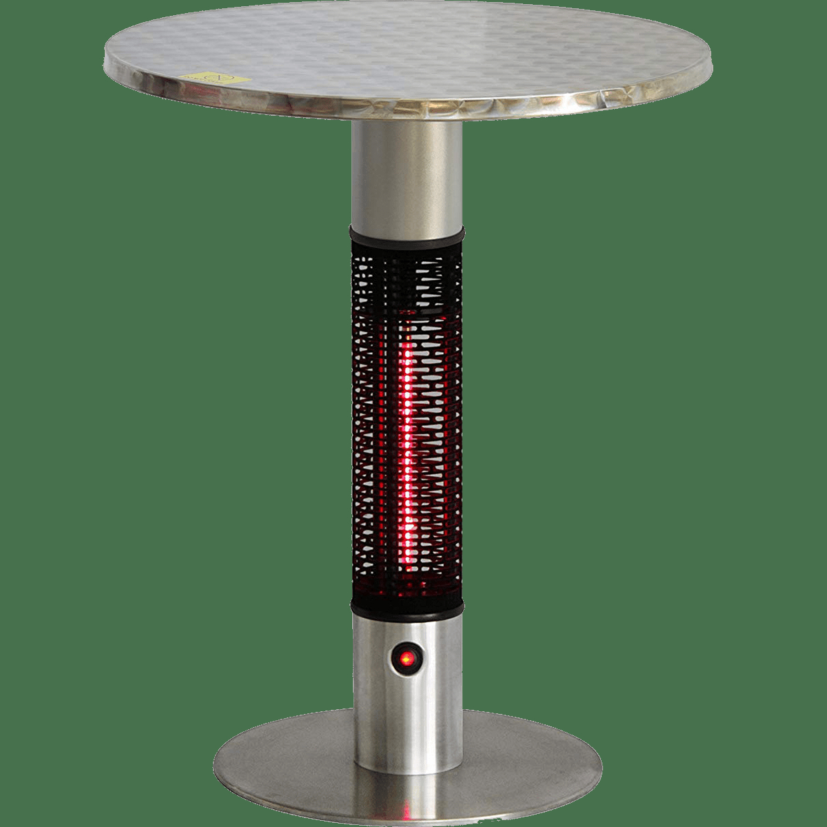 Ener G Infrared Electric Outdoor Heater Bistro Table for measurements 1200 X 1200