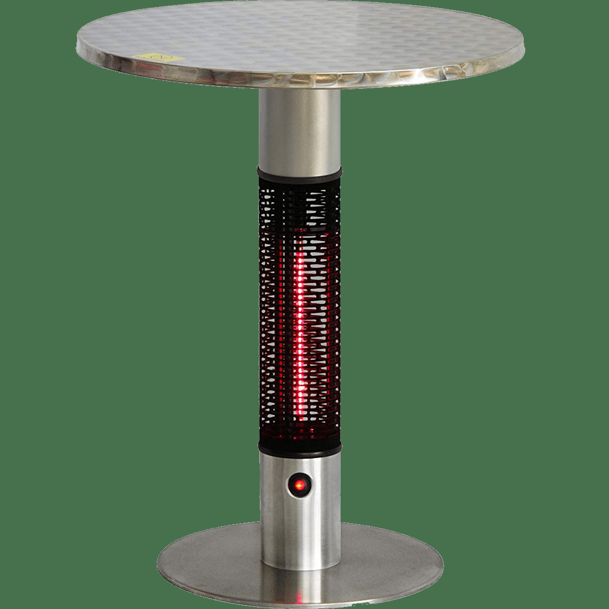 Ener G Infrared Electric Outdoor Heater Bistro Table inside measurements 1200 X 1200