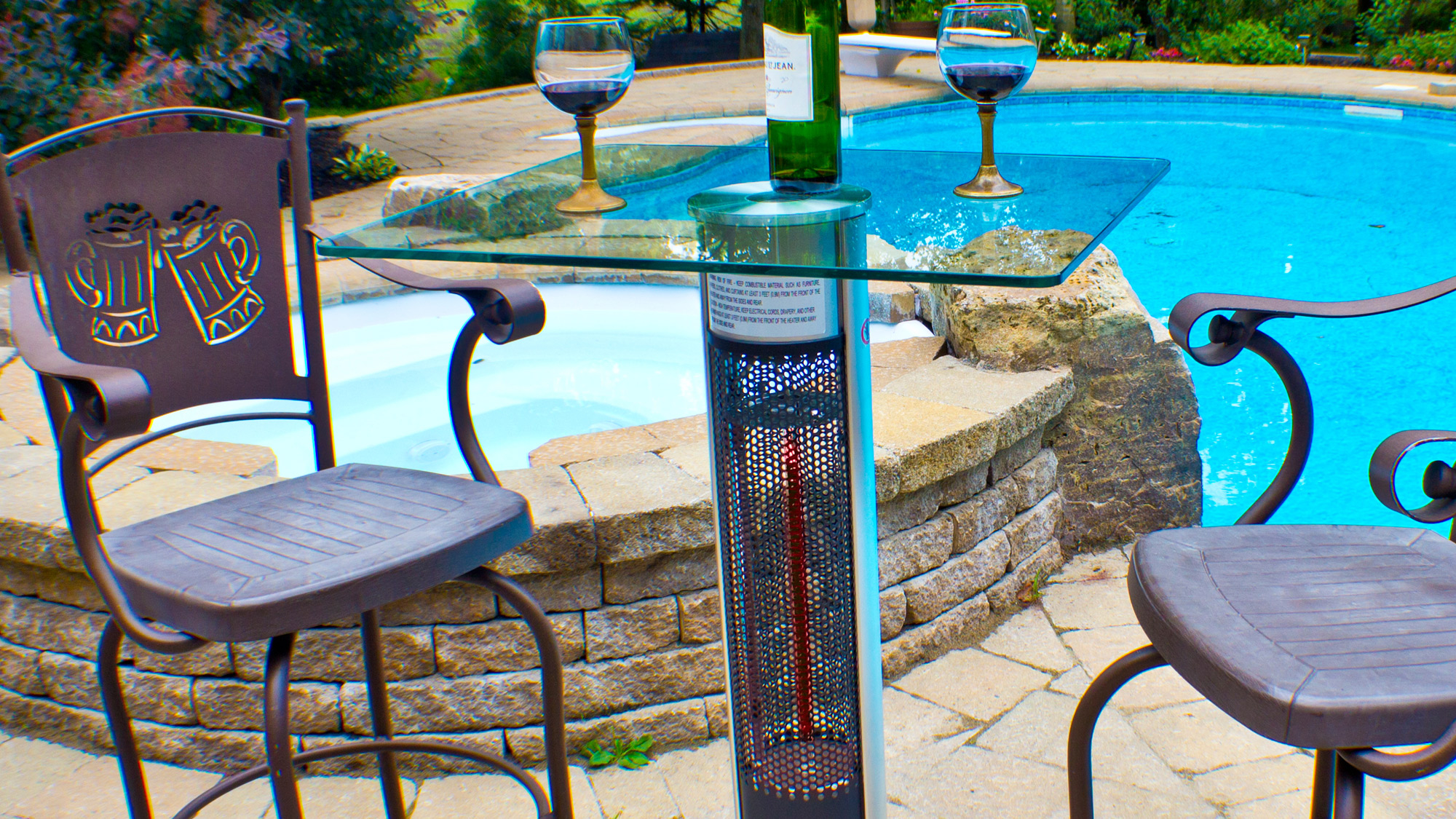 Ener G Infrared Tabletop Electric Patio Heater Review Top regarding measurements 2000 X 1125