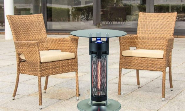 Energ 1400w Electric Infrared Bistro Table Patio Heater with regard to sizing 1499 X 1499