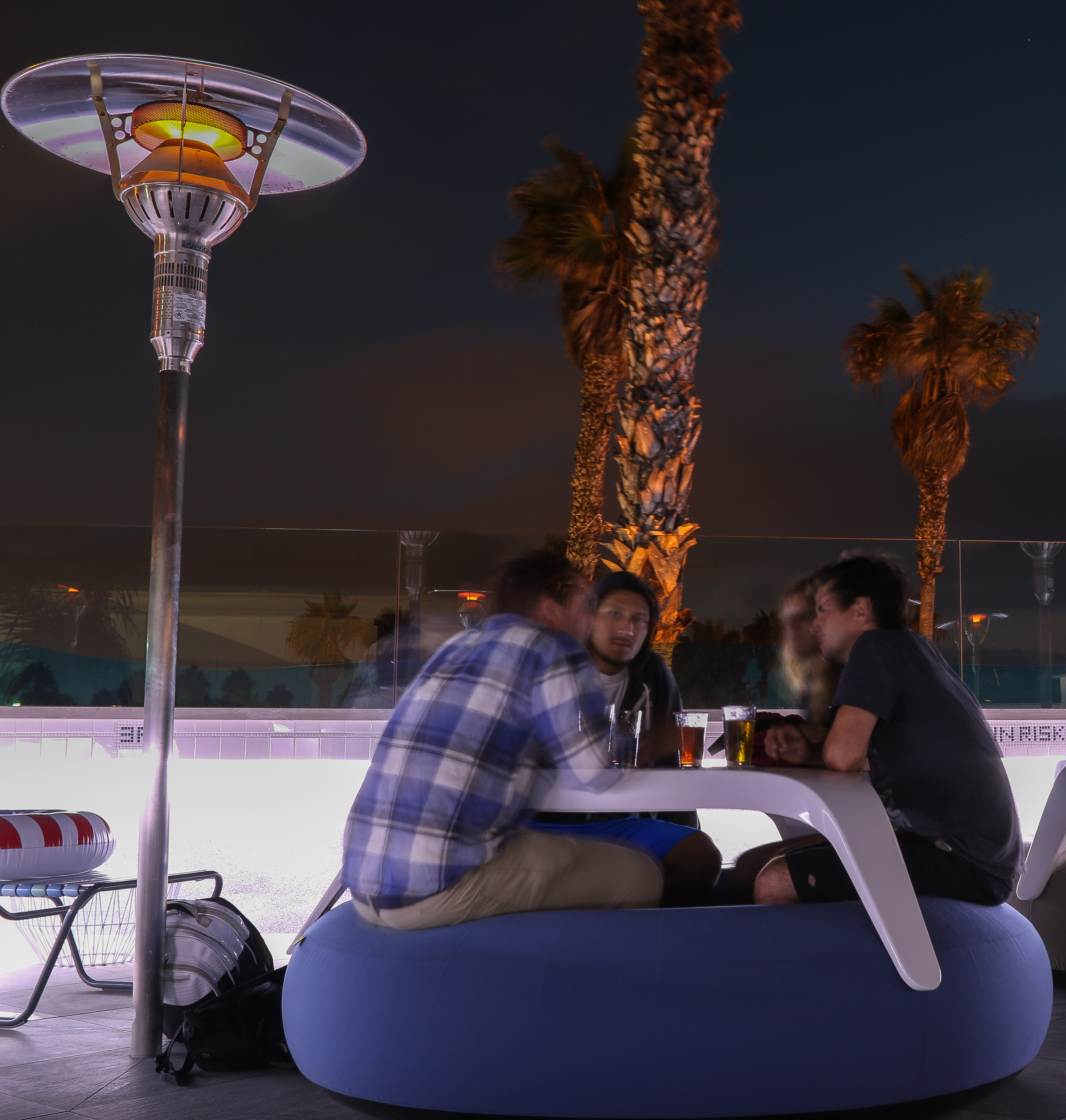 Evenglo Ga301u Gas Patio Heater At Belmont Park San Diego 2 pertaining to sizing 3472 X 3648