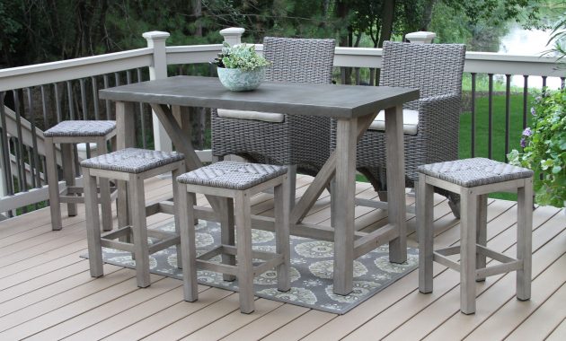 Ever Beautiful Counter Height Outdoor Table And Chairs with regard to size 3456 X 2304