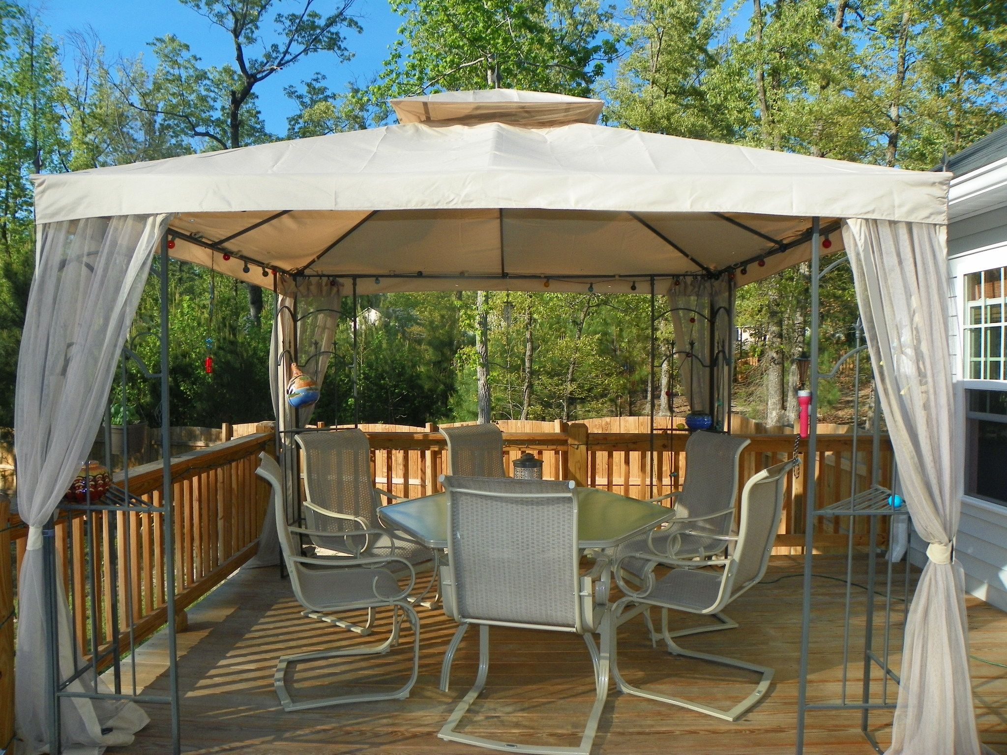 Fabric Gazebos For Decks Modern Gazebo Backyard Gazebo for sizing 2048 X 1536