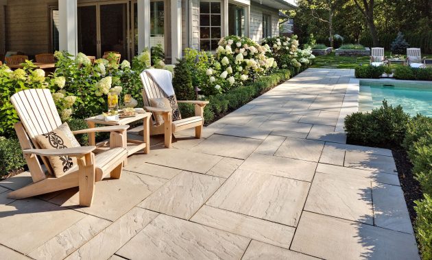 Fantastic Stamped Concrete Vs Pavers For Modern Outdoor within size 2400 X 1600