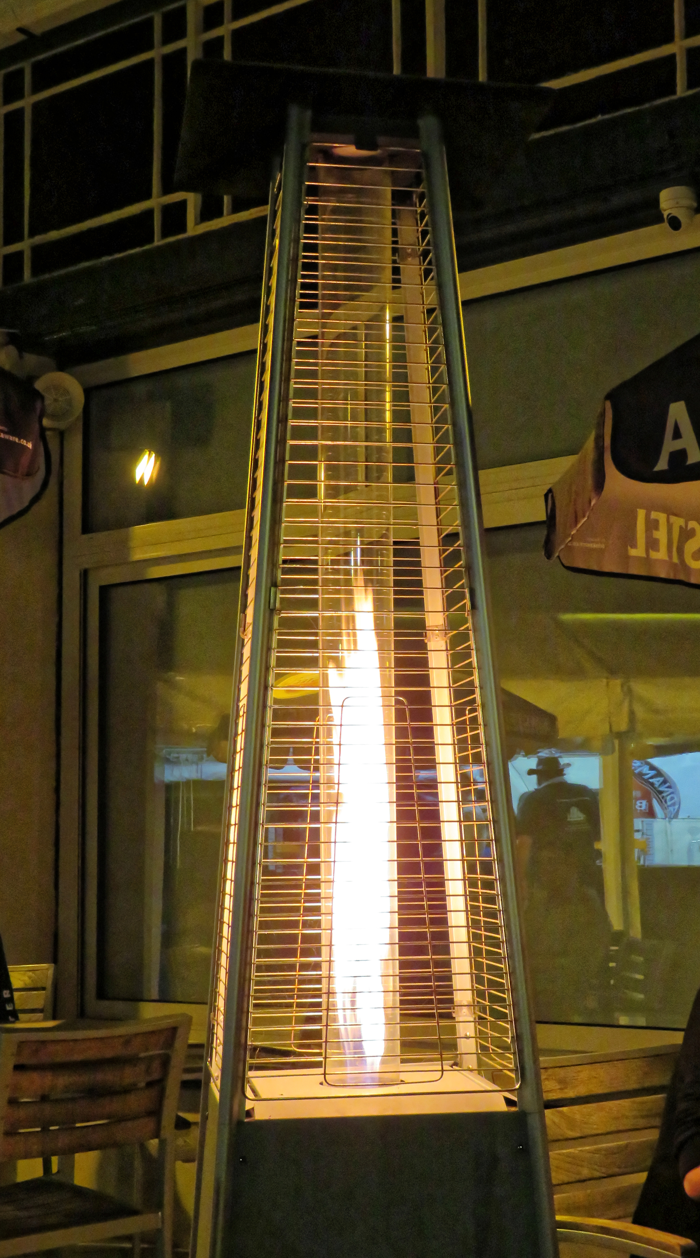 Fileoutdoor Patio Heater At The Pavilion Broadstairs Kent throughout sizing 2227 X 4000