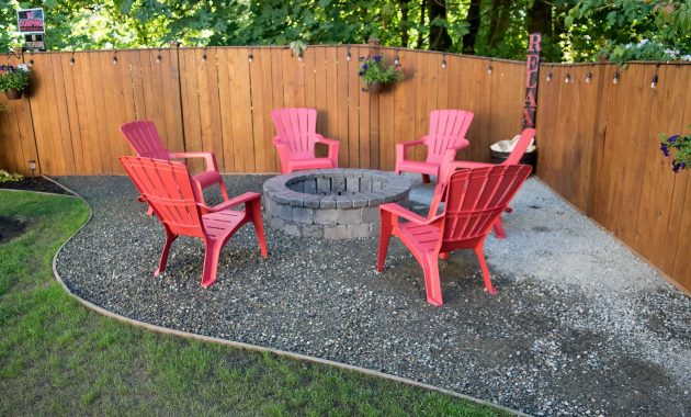 Fire Pit Fence Patio Backyard Thurston County Landscaping with size 2000 X 1333