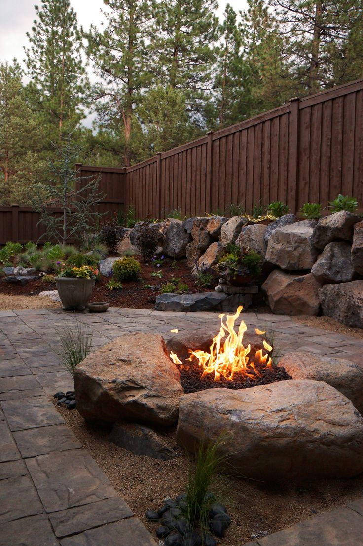 Fire Pit In Sand Boulders Boulder Fire Pits Google with regard to sizing 736 X 1107