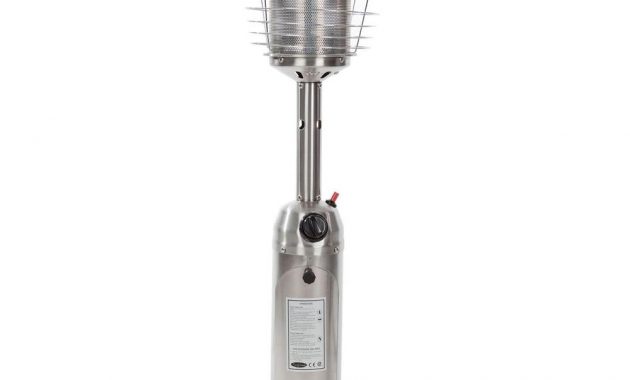 Fire Sense 10000 Btu Stainless Steel Tabletop Propane Gas Patio Heater with regard to measurements 1000 X 1000