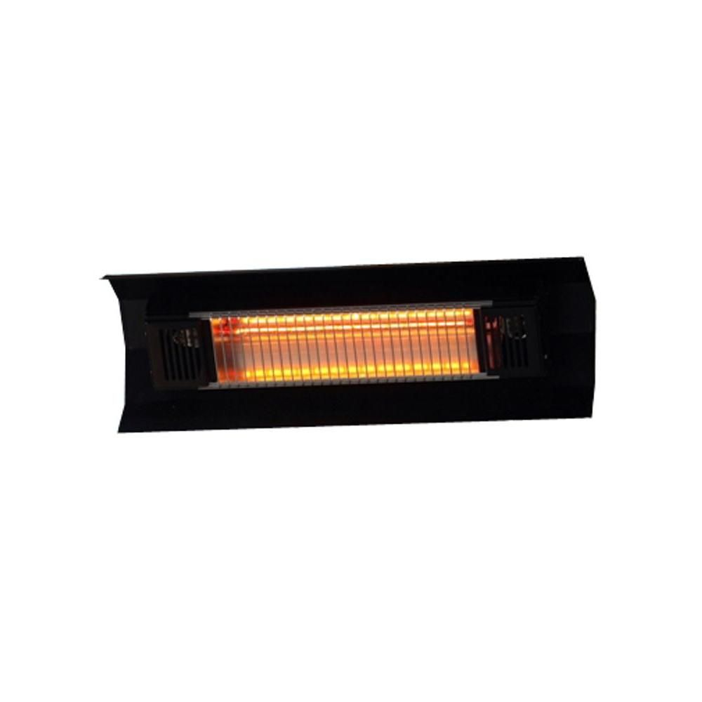 Fire Sense 1500 Watt Black Wall Mounted Infrared Electric in sizing 1000 X 1000