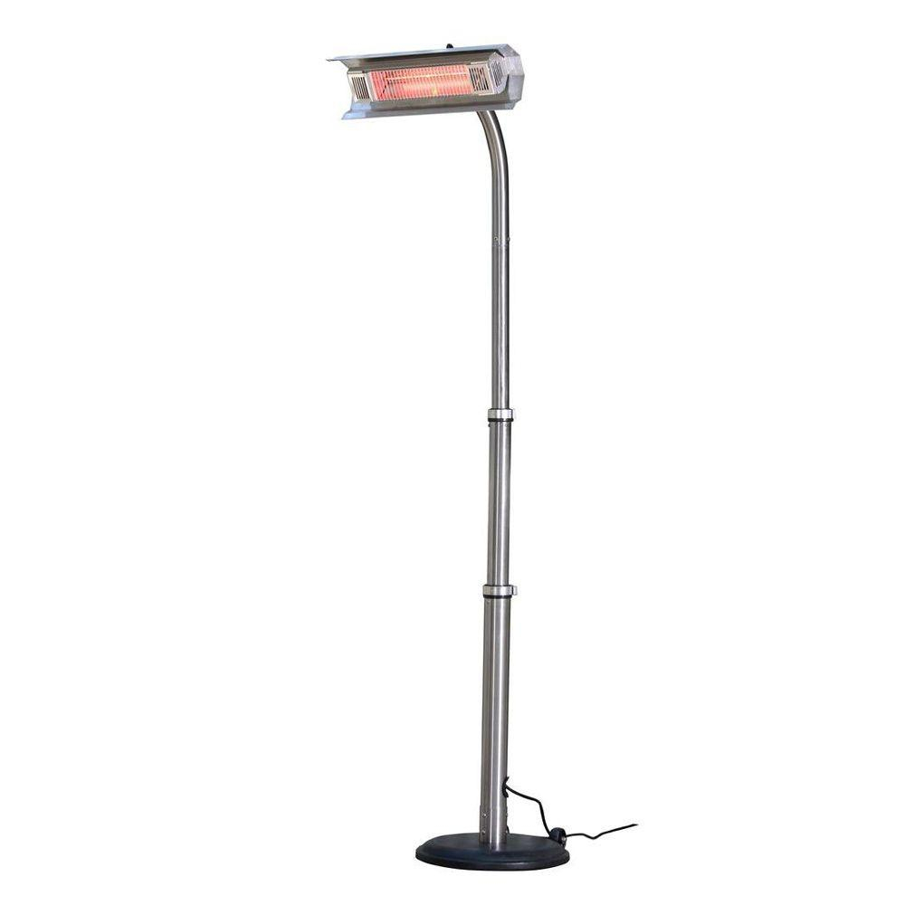 Fire Sense 1500 Watt Stainless Steel Infrared Electric Patio Heater intended for proportions 1000 X 1000