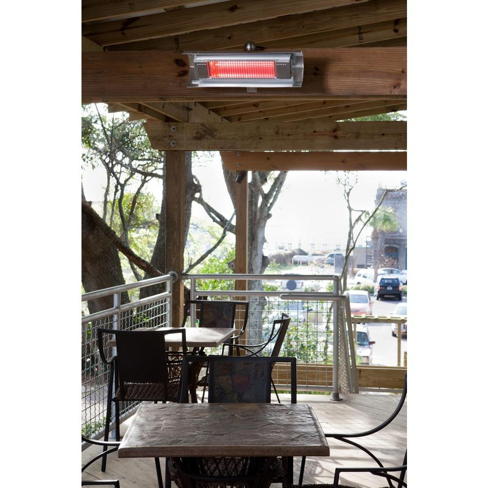 Fire Sense 1500 Watt Stainless Steel Wall Mounted Infrared Electric Patio Heater with sizing 1000 X 1000