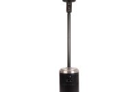 Fire Sense 46000 Btu Onyx And Stainless Steel Gas Patio Heater pertaining to dimensions 1000 X 1000