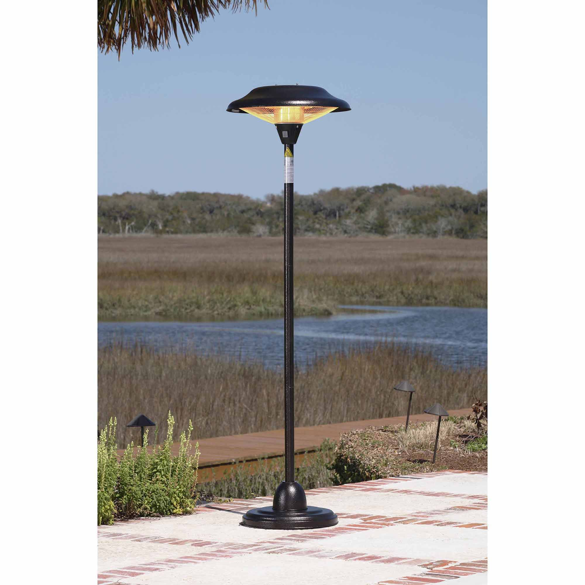 Fire Sense Hammer Tone Bronze Floor Standing Round Halogen for dimensions 2000 X 2000