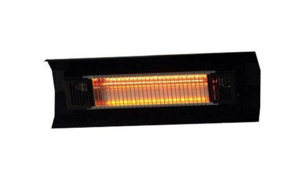 Fire Sense Indooroutdoor Wall Mounted Infrared Heater Black in measurements 1000 X 1000