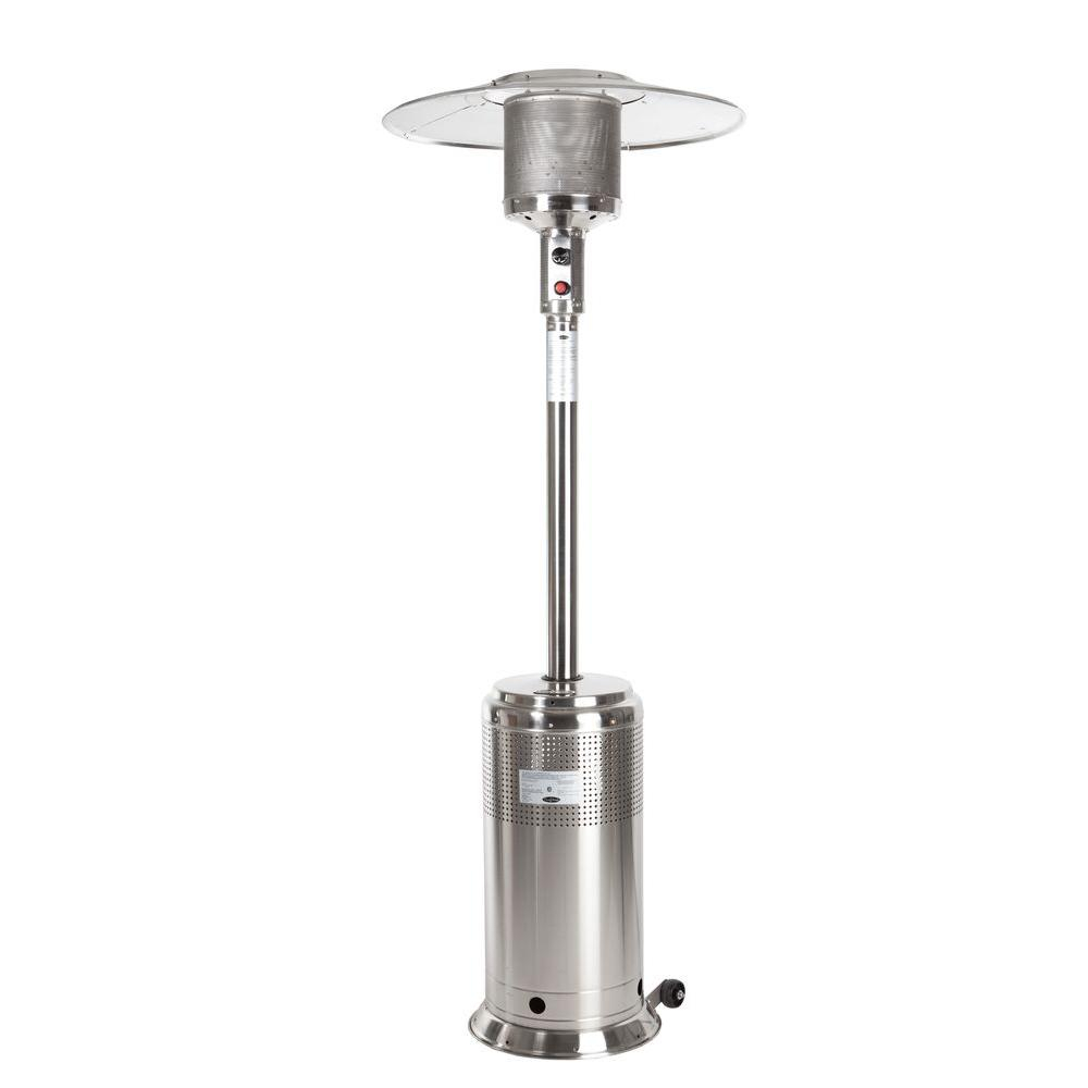 Fire Sense Pro Series 46000 Btu Stainless Steel Propane Gas Patio Heater for size 1000 X 1000