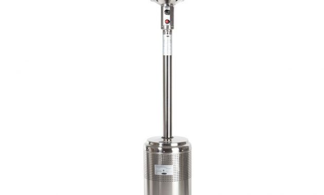 Fire Sense Pro Series 46000 Btu Stainless Steel Propane Gas Patio Heater in measurements 1000 X 1000