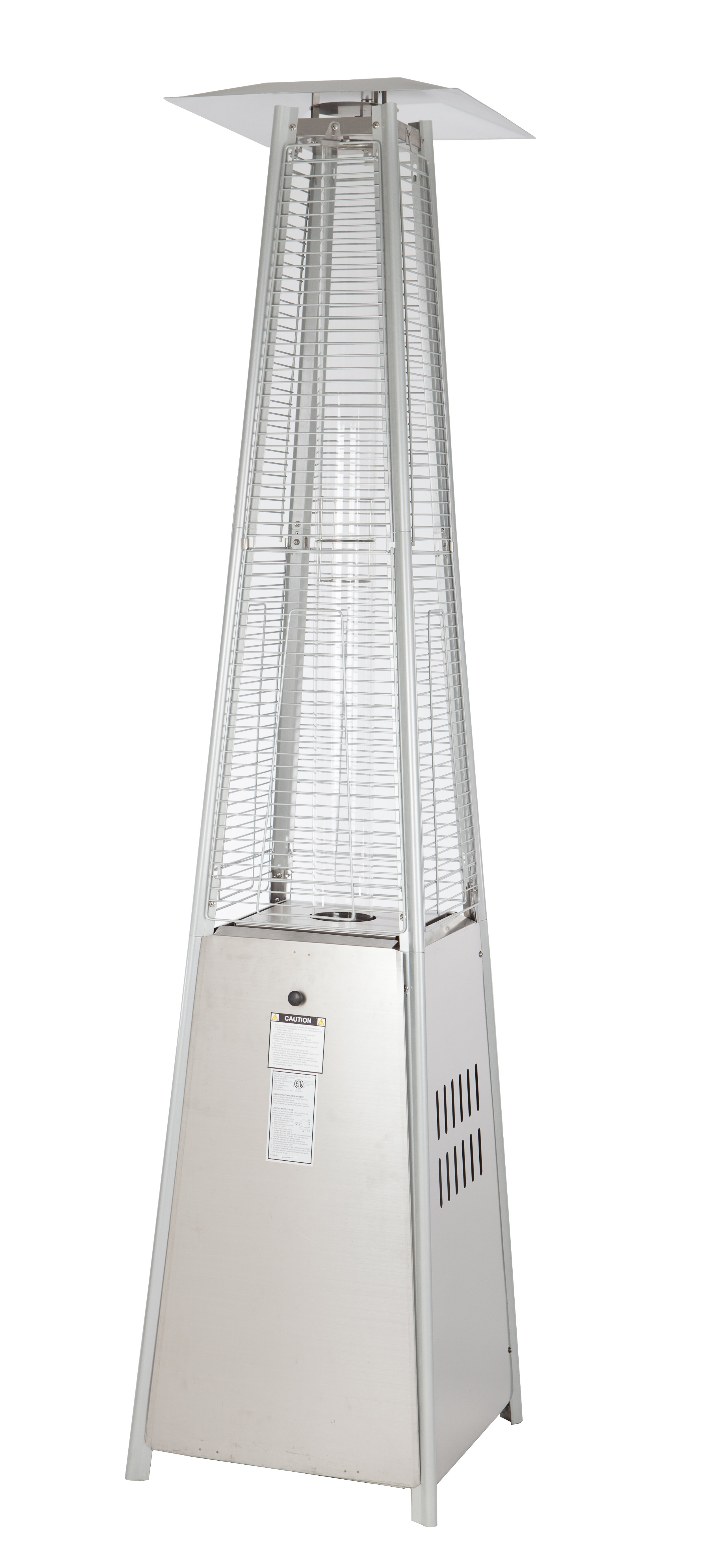 Fire Sense Pyramid Flame 40000 Btu Propane Patio Heater intended for size 2498 X 5551