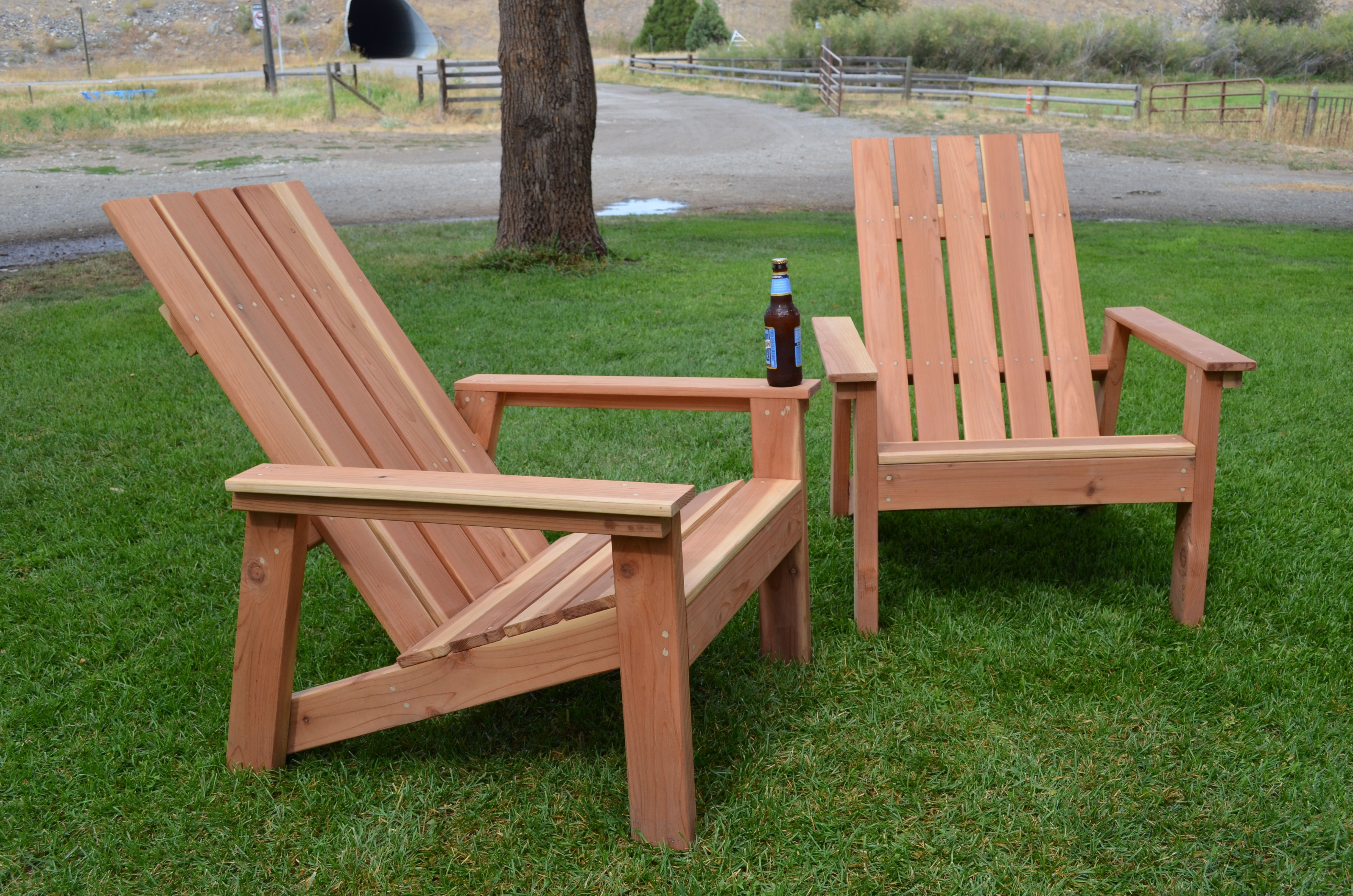 First Build Redwood Adirondack Chairs Do It Yourself with regard to sizing 4928 X 3264
