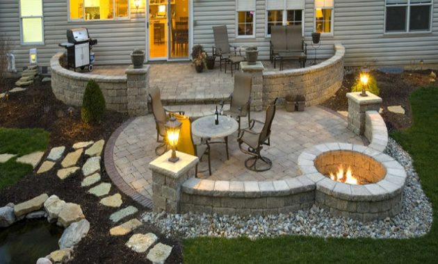 Flagstone Patio With Fire Pits Size 1280x960 Patio With with measurements 1280 X 960