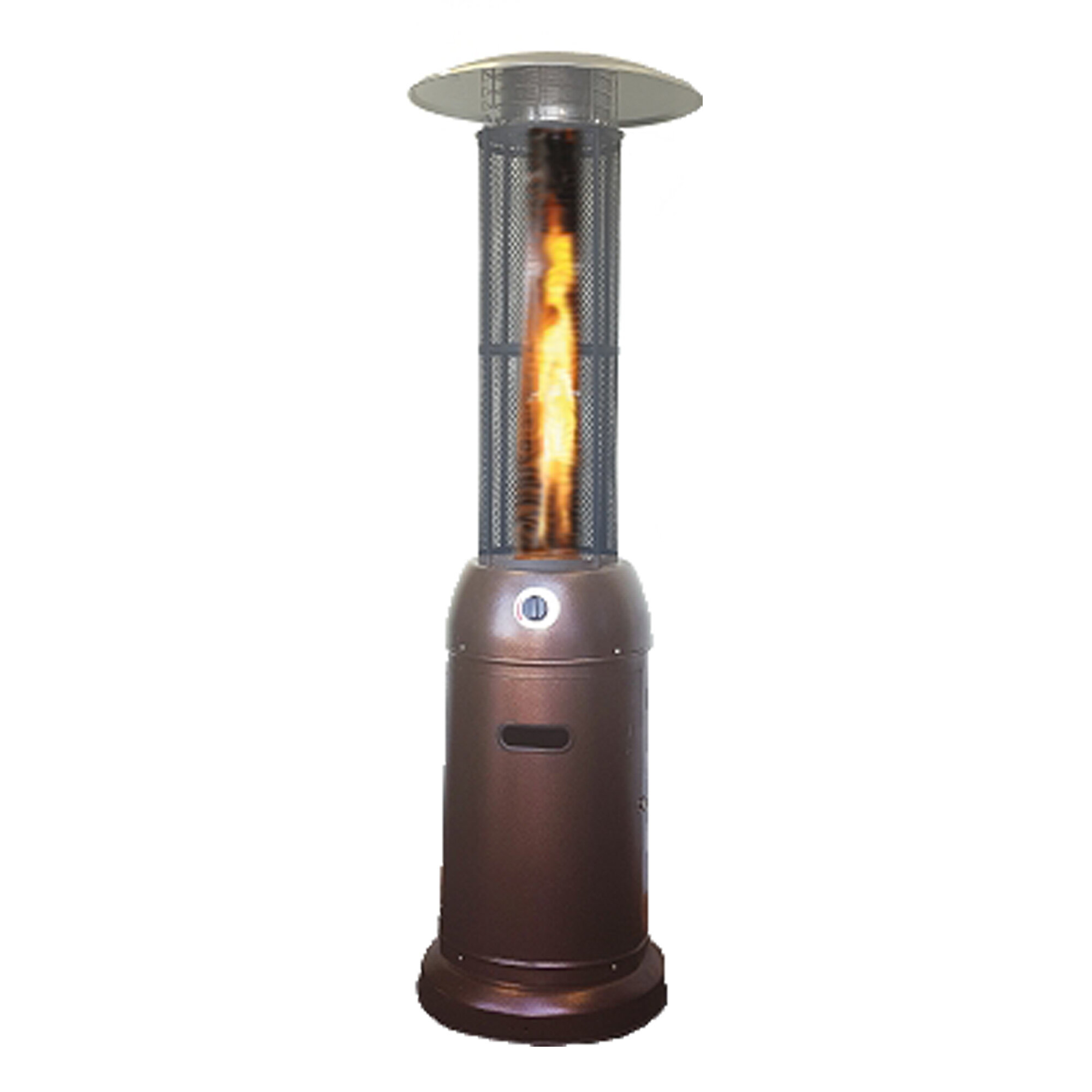 Flame Round Glass Tube 46000 Btu Propane Patio Heater in sizing 2000 X 2000