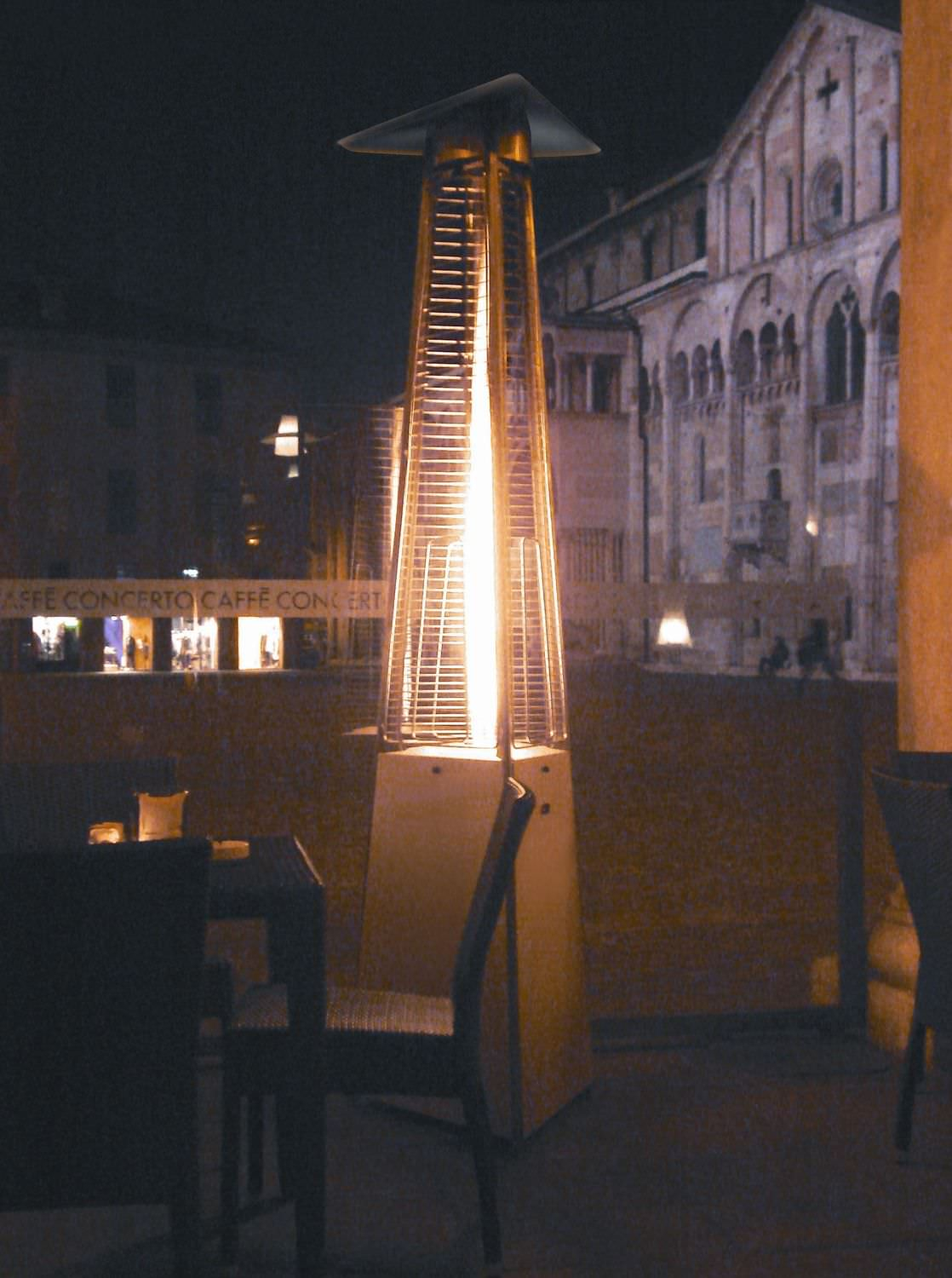Floor Mounted Infrared Patio Heater Gas Fal Italkero for measurements 1118 X 1500