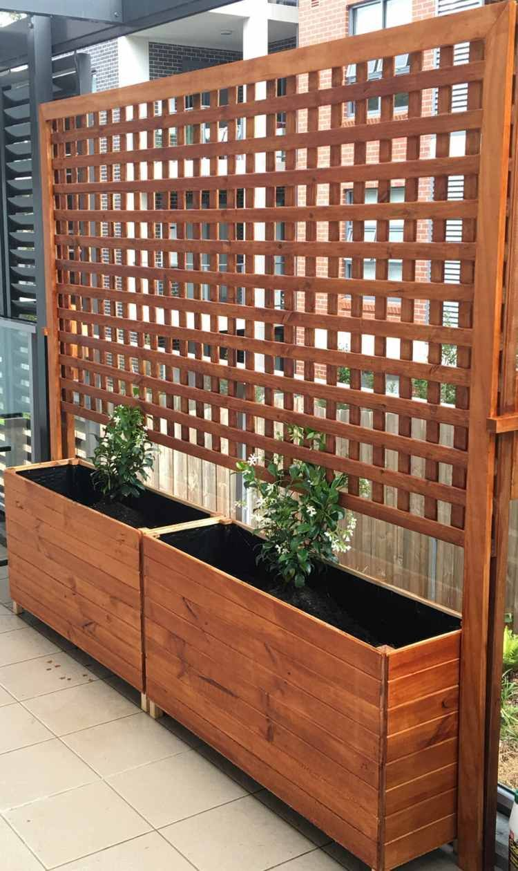 Flower Box Climbing Lattice Wood Large Plant Green Acres regarding measurements 750 X 1260