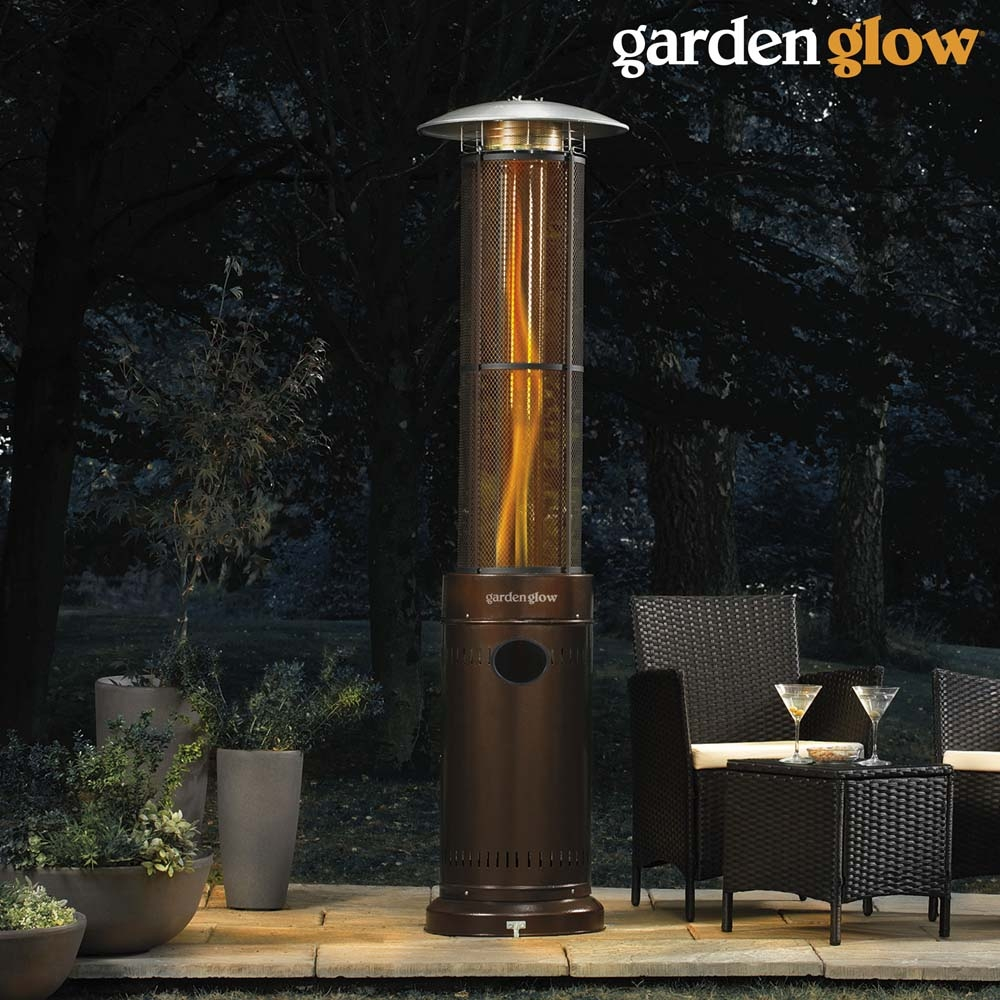 Garden Glow 15kw Circle Flame Gas Patio Heater Clifford James regarding sizing 1000 X 1000