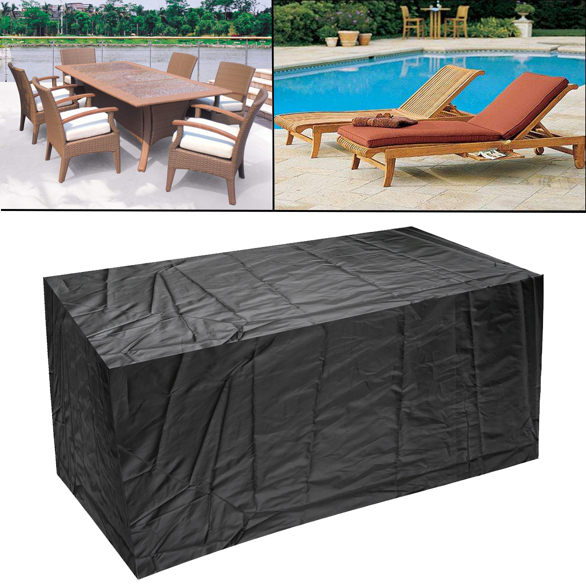 Garden Patio Furniture Cover Set Waterproof Outdoor Rattan intended for measurements 1200 X 1200