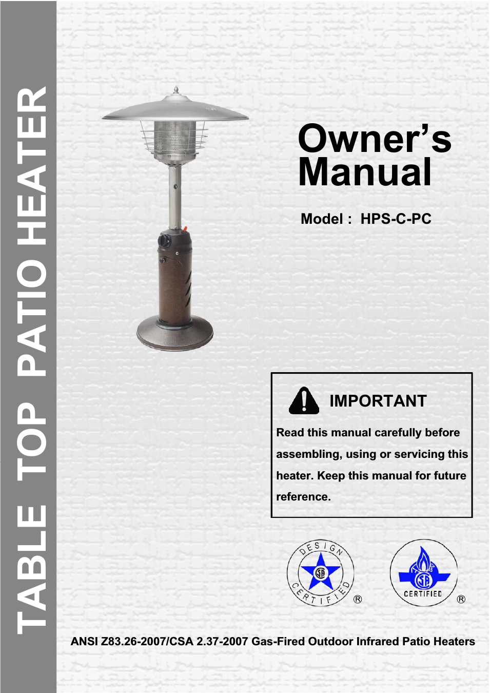 Garden Sun Heater Hps C Pc Tabletop Heater User Manual 10 pertaining to measurements 955 X 1350