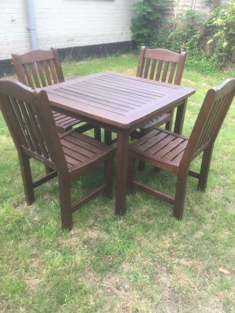 Garden Table And 4 Chairs In Braintree Essex Gumtree in size 768 X 1024