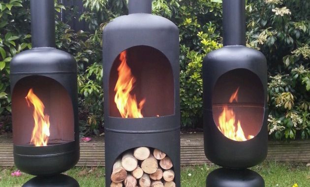 Gas Bottle Wood Burner Log Burner Chimineapatio Heater inside proportions 1101 X 1468