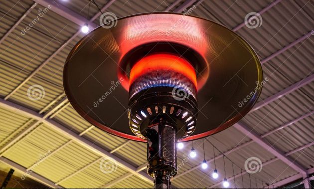 Gas Terrace Heater Stock Photo Image Of Propane Outdoors with regard to sizing 1300 X 957