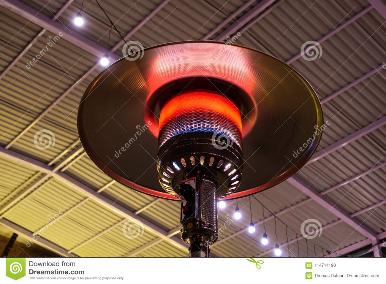 Gas Terrace Heater Stock Photo Image Of Propane Outdoors with regard to sizing 1300 X 957