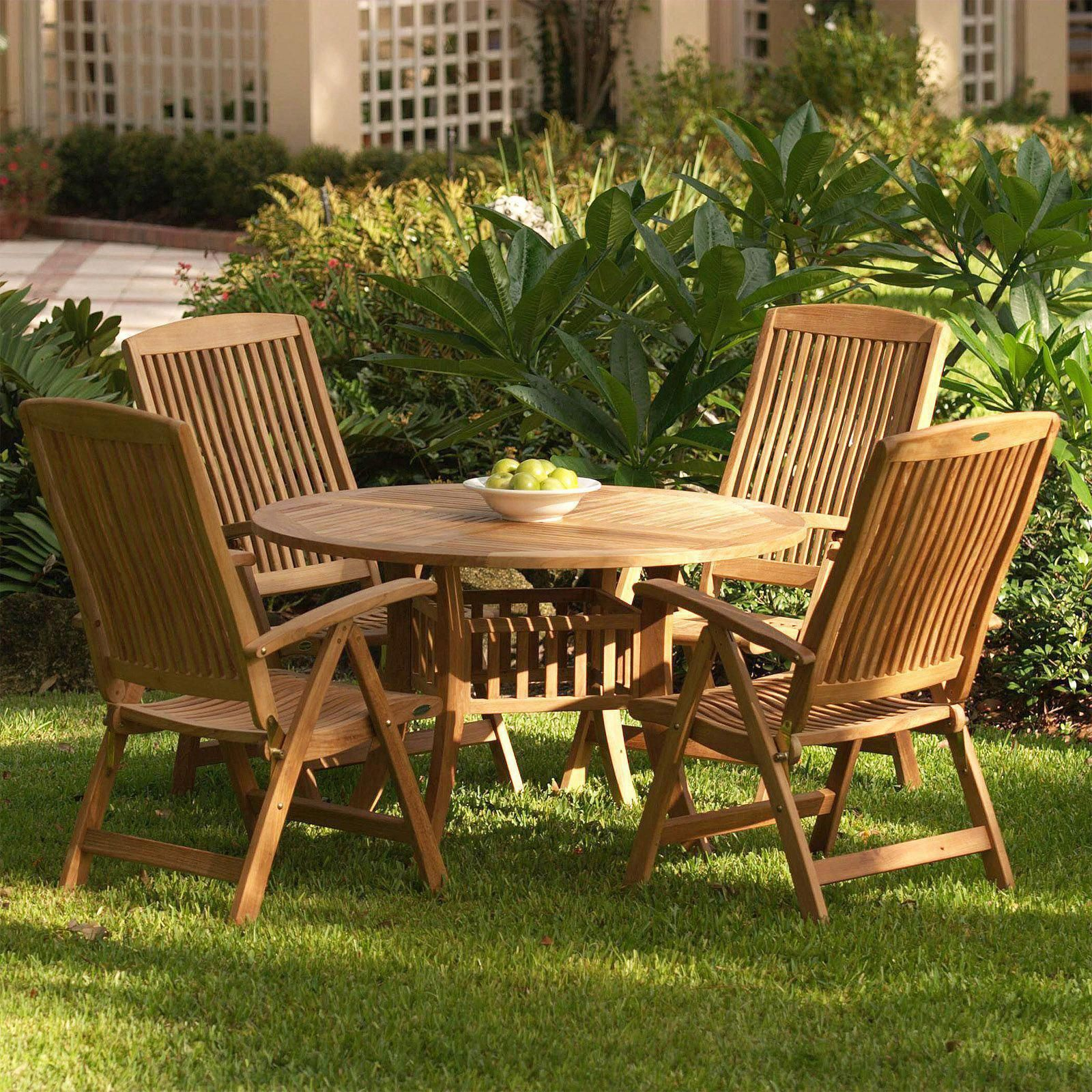 Grand Hyatt Teak Barbuda Set 4 In 2019 Furniture Sets for proportions 1600 X 1600