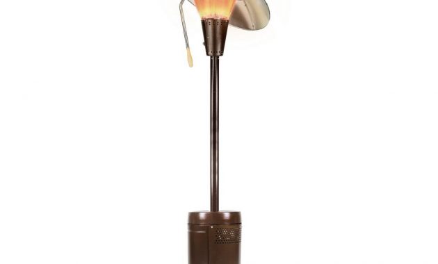 Hampton Bay 38200 Btu Bronze Heat Focusing Propane Gas Patio Heater for proportions 1000 X 1000