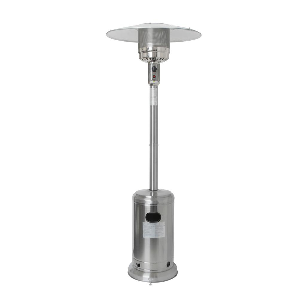 Hampton Bay 48000 Btu Stainless Steel Patio Heater throughout measurements 1000 X 1000