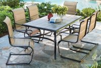 Hampton Bay Belleville 7 Piece Padded Sling Outdoor Dining Set pertaining to size 1000 X 1000