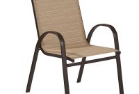 Hampton Bay Mix And Match Stackable Sling Outdoor Dining Chair In Cafe regarding dimensions 1000 X 1000