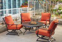 Hampton Bay Redwood Valley 5 Piece Metal Patio Fire Pit pertaining to size 1000 X 1000