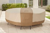 Hampton Bay Round Table Outdoor Patio With Chair Cover for proportions 1000 X 1000