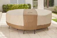 Hampton Bay Round Table Outdoor Patio With Chair Cover within measurements 1000 X 1000