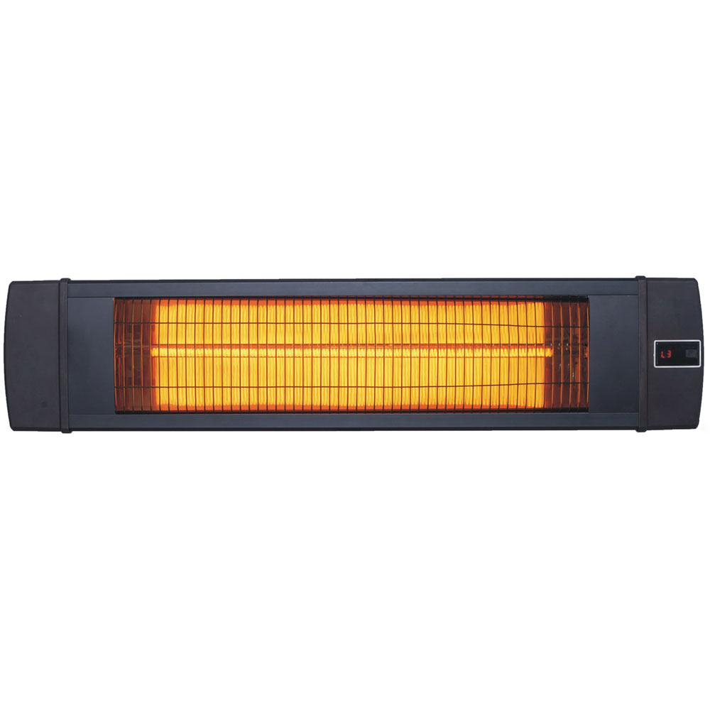 Hanover 346 In 1500 Watt Infrared Electric Patio Heater With Remote Control In Black regarding size 1000 X 1000