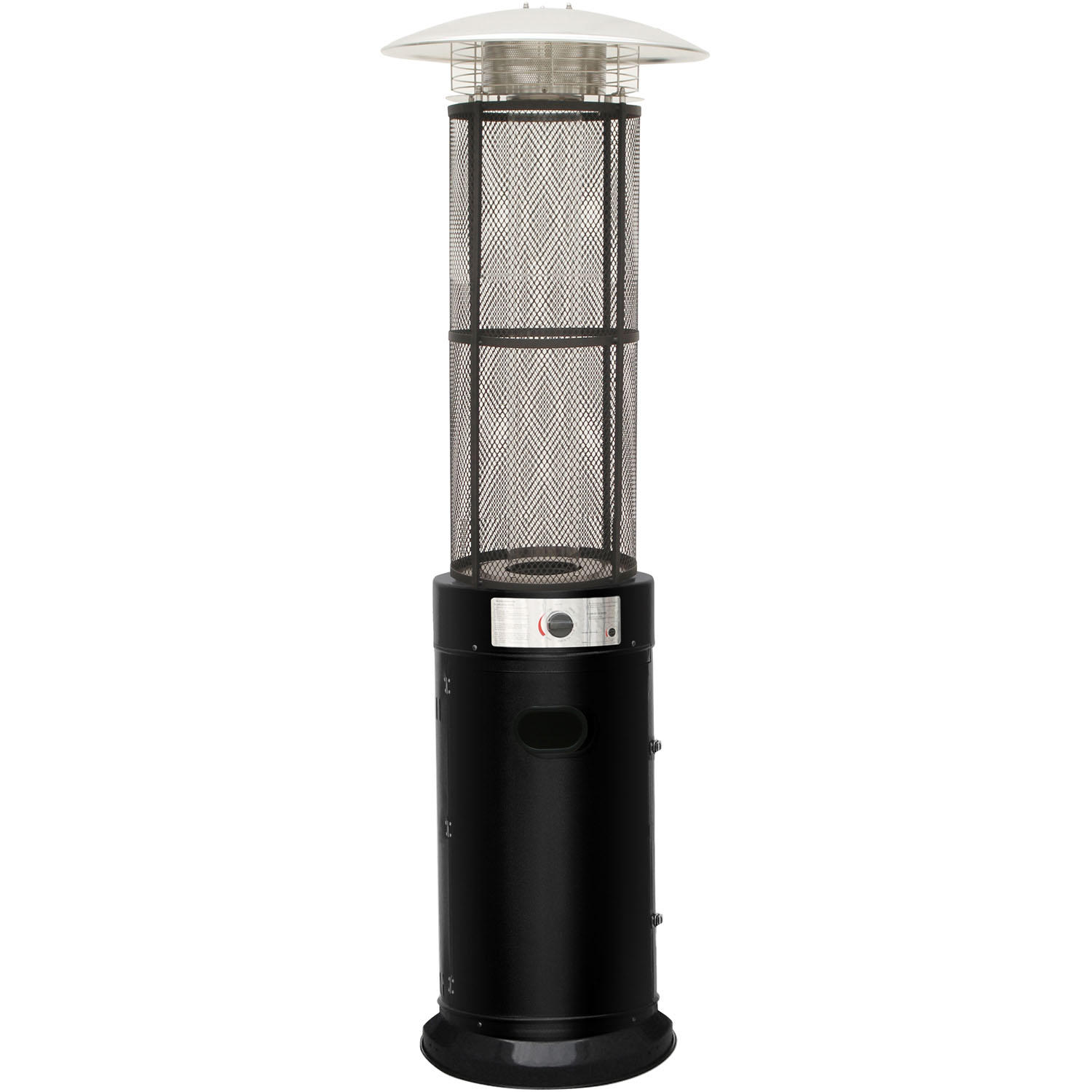 Hanover 6 Ft 34000 Btu Cylinder Patio Heater With Glass inside sizing 1500 X 1500