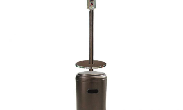 Hanover 7 Ft 41000 Btu Hammered Bronze Steel Umbrella Propane Gas Patio Heater inside dimensions 1000 X 1000