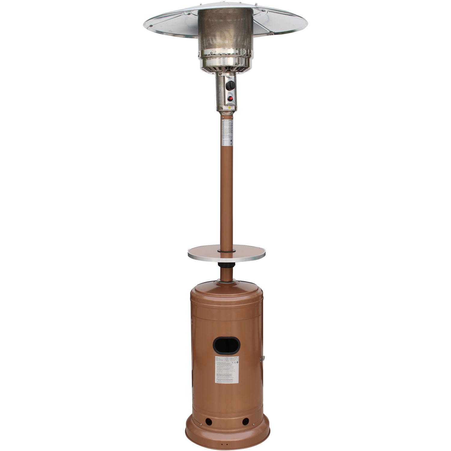 Hanover 7 Ft 41000 Btu Steel Umbrella Lp Patio Heater In regarding measurements 1500 X 1500