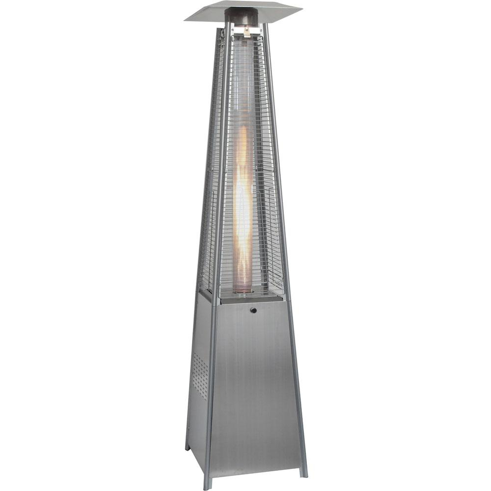 Hanover 7 Ft 42000 Btu Stainless Steel Pyramid Propane Patio Heater With Weather Protective Cover in dimensions 1000 X 1000