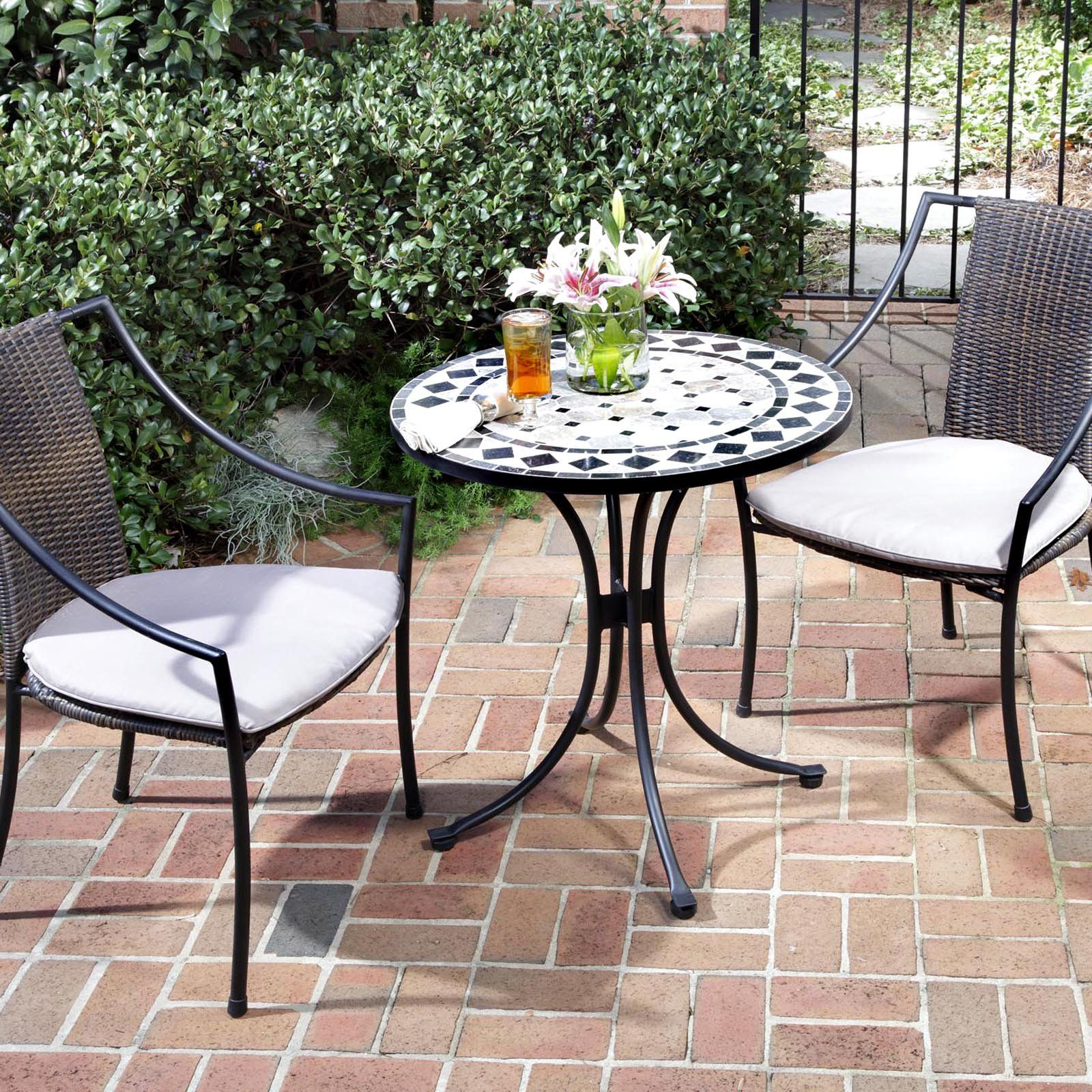 Have To Have It Home Styles Marble Mosaic Bistro Set with regard to sizing 1600 X 1600